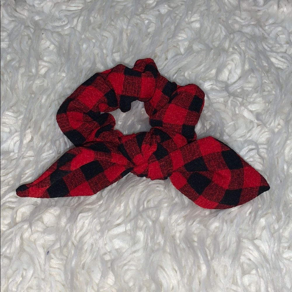Plaid Hair Scrunchie